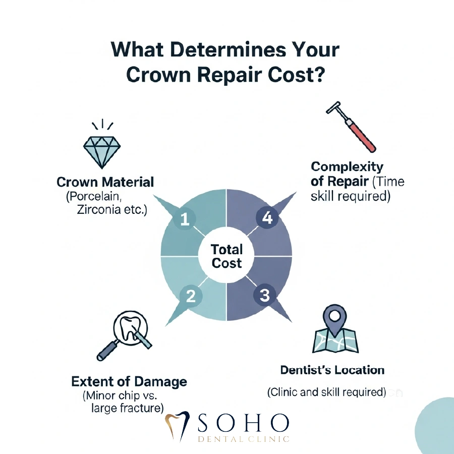 Understanding the TOOTH CROWN REPAIR COST